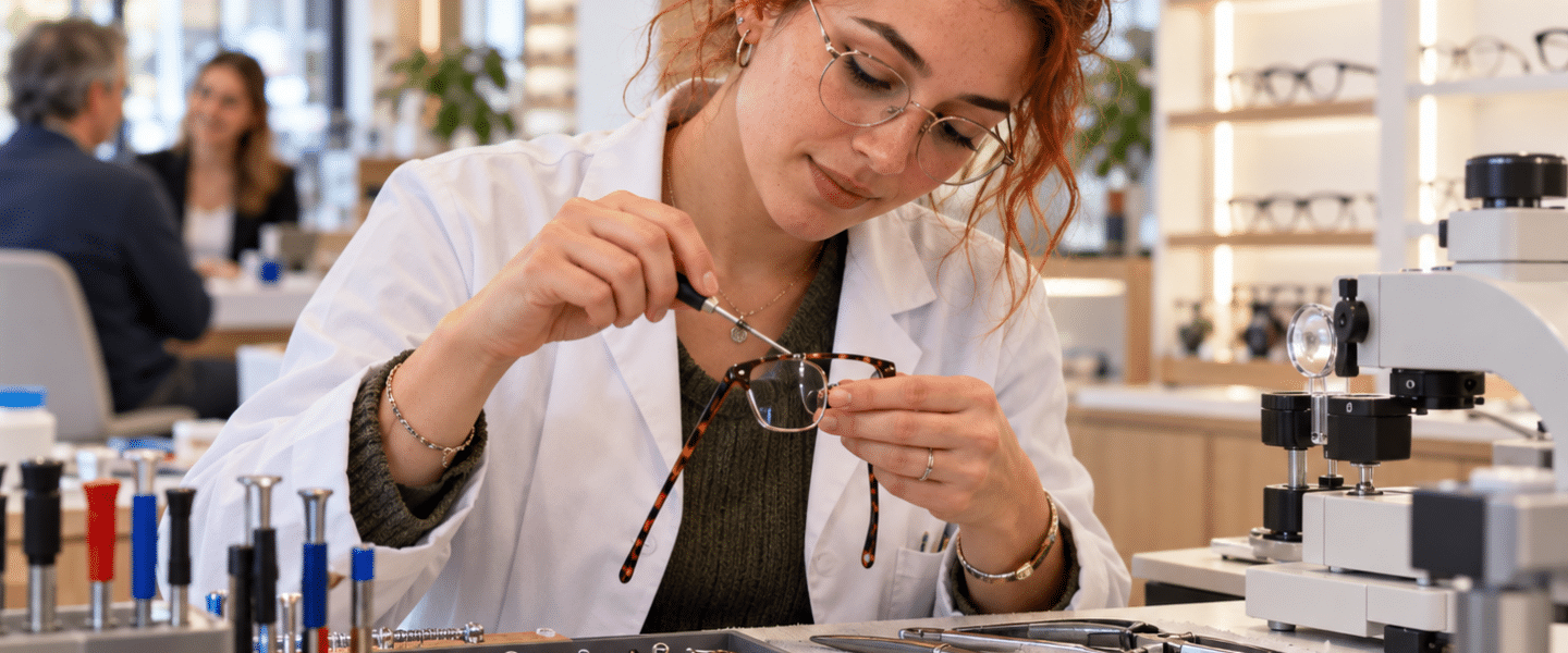 Titre Professionnel Technicien en Montage et Vente d&rsquo;Optique Lunetterie